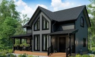 Проекты каркасных домов с террасой от 3652 рублей | АрхиСтрой