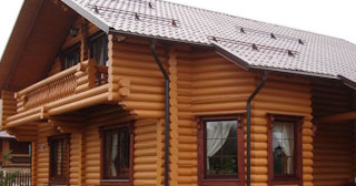 Строительство дома из оцилиндрованного бревна в Екатеринбурге - от 135629 рублей